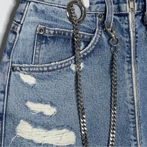 Carmar Light Blue Denim Skirt